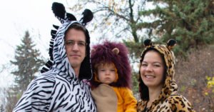 Zoo Animals Family Halloween Costume by Scratch and Stitch