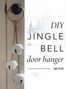 DIY Christmas Decor: Jingle Bell Door Hanger