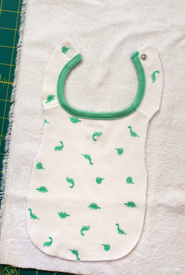 Upcycle Baby Clothes into Baby Bibs
