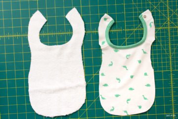 Upcycle Baby Clothes into Bibs - An Easy Sewing Project