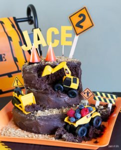 Construction Zone Cake