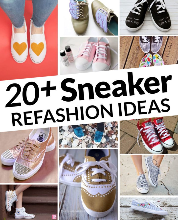 20 Sneaker Refashion Ideas