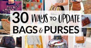 30 Ways to Update Bags & Purses