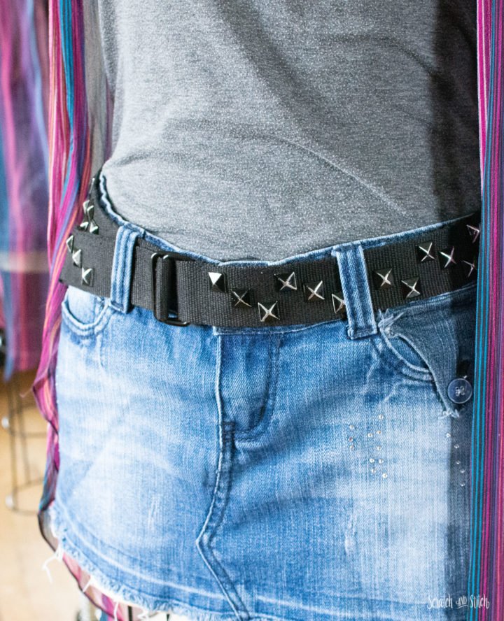 DIY Studded Belt