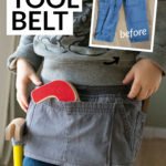 DIY Tool Belt Upcycle Pants