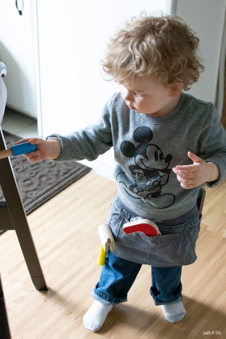 Upcycle Kids Pants into a DIY Tool Belt