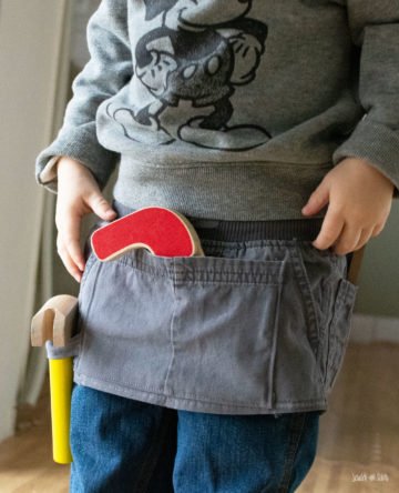 Upcycle Kids Pants into a DIY Tool Belt