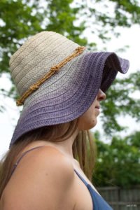 DIY Ombre Sun Hat | Scratch and Stitch