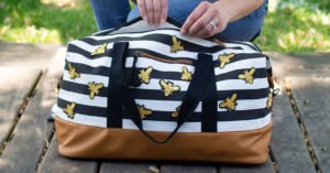 Weekender Bag Refashion - Scratch and Stitch