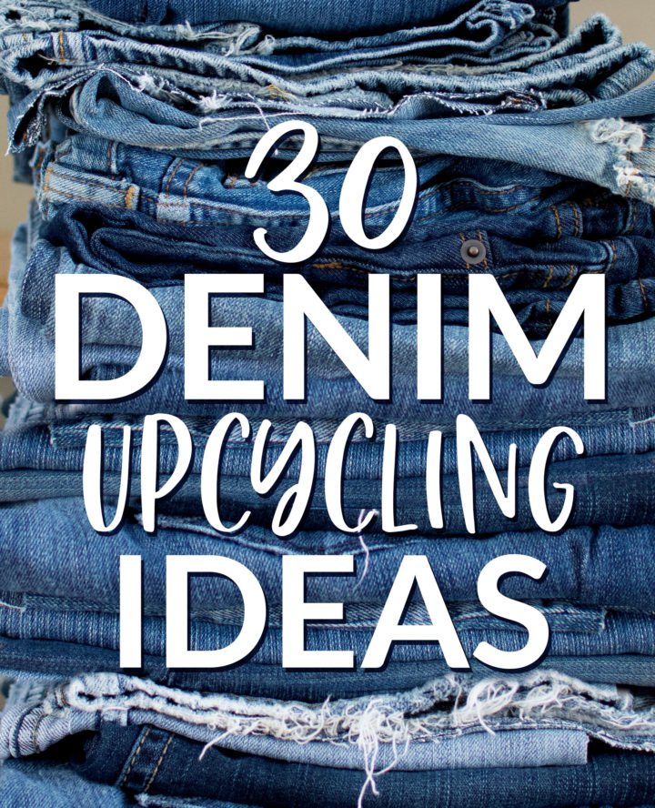 Summen indgang Rejse 30 Denim Upcycling Ideas Using Old Jeans | Scratch and Stitch
