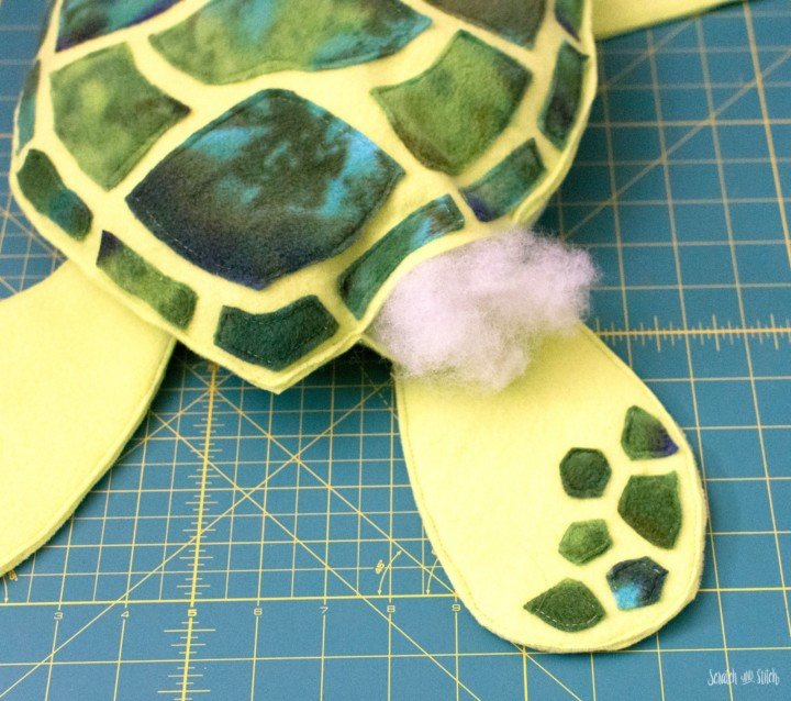 Stuffed Sea Turtle Sewing Pattern | Scratch and Stitch