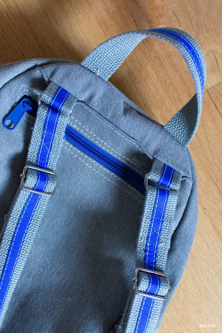 Denim Backpack Refashion  | Scratch and Stitch