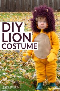 DIY Lion Costume for Babies, Kids, or Adults