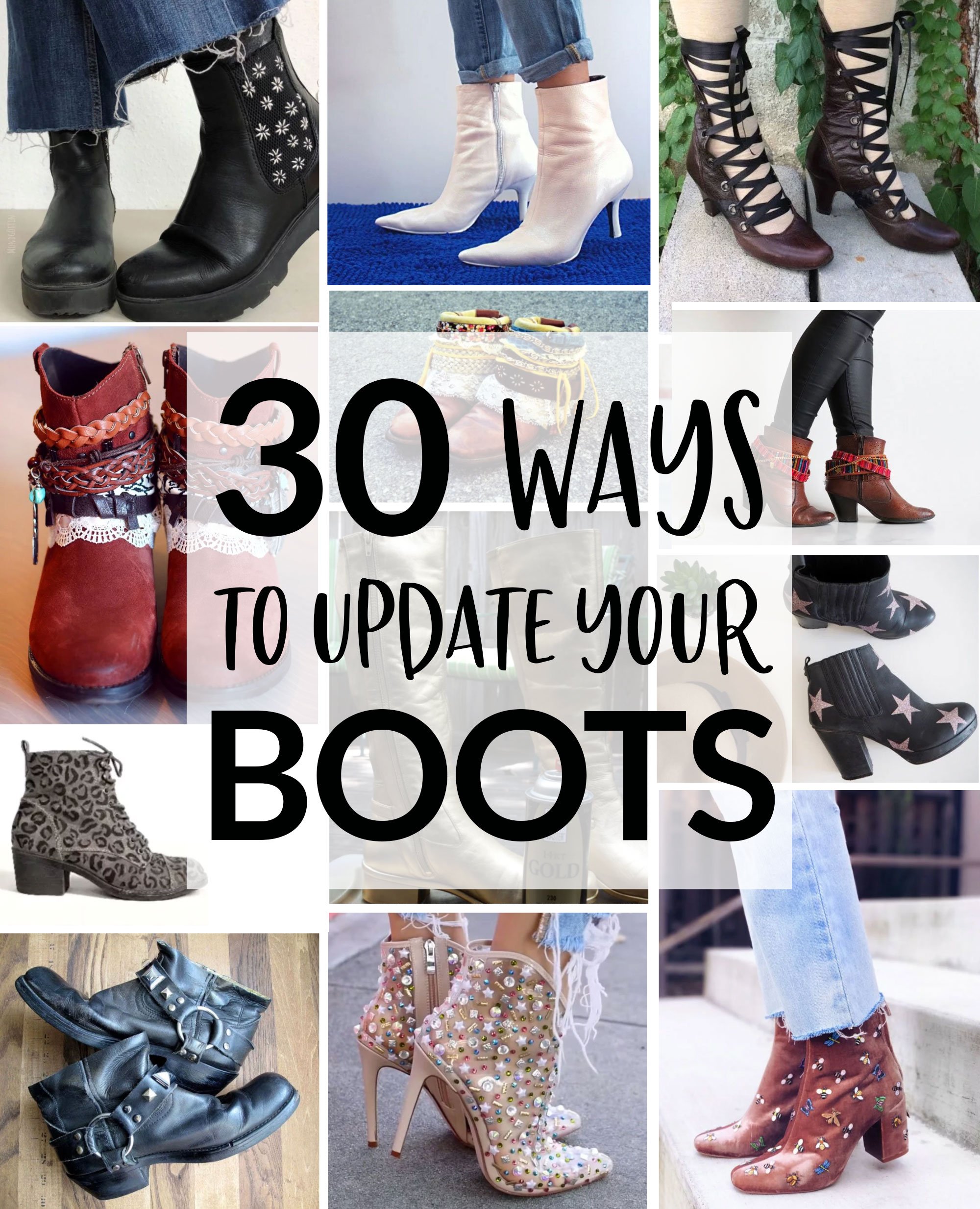 30 Boot Refashion Ideas Scratch And