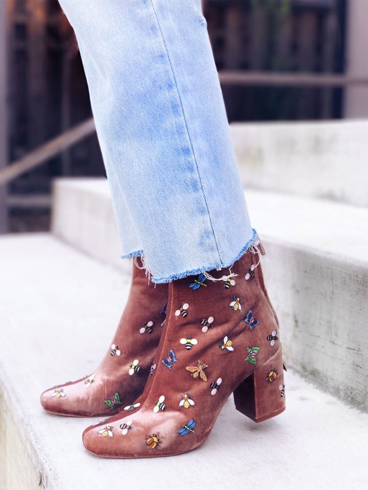 DIY Boots Upcycle with Patches