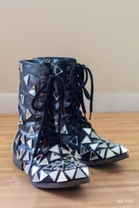 DIY Mirror Boots - Scratch and Stitch