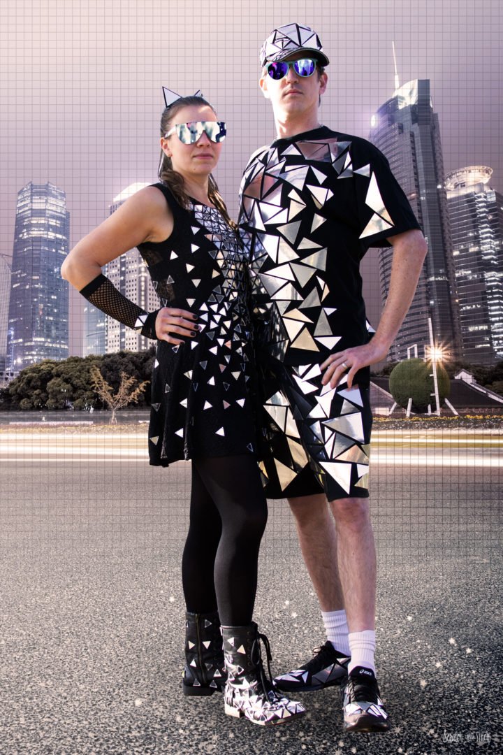 DIY Couples Costume - Mirror Costume by Scratch and Stitch