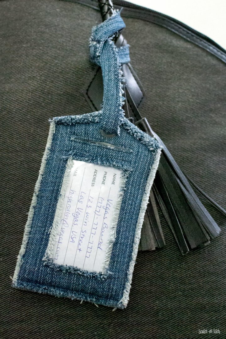 DIY Upcycled Denim Project by Scratch and Stitch
