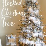 How to Flock a Christmas Tree | DIY Flocked Christmas Tree by Scratch and Stitch