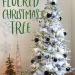 DIY Flocked Christmas Tree by Scratch and Stitch