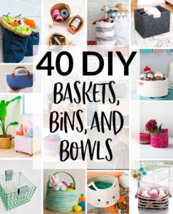 40 DIY Baskets, Bins, & Bowls | Scratch and Stitch