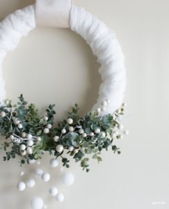 DIY Snowy Winter Wreath