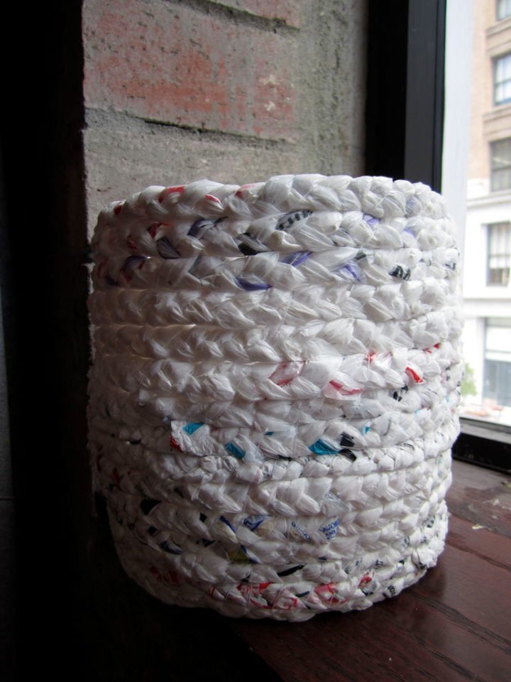Upcycle Plastic Bags Basket