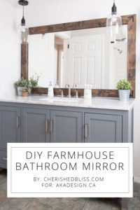 DIY Farmhouse Mirror