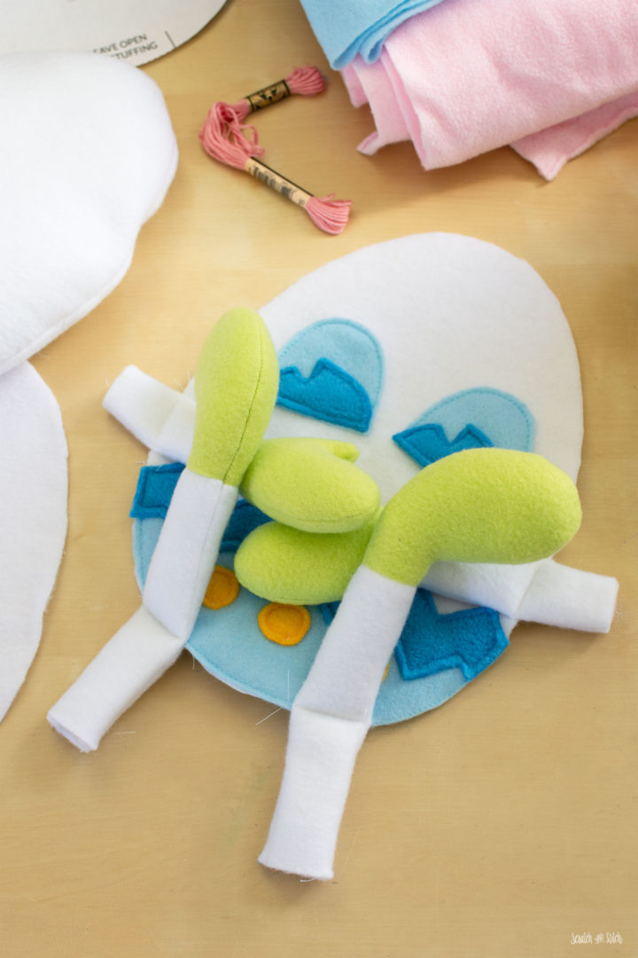 Easter Egg Plush Pattern and Tutorial