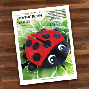 Ladybug Stuffed Animal Sewing Pattern