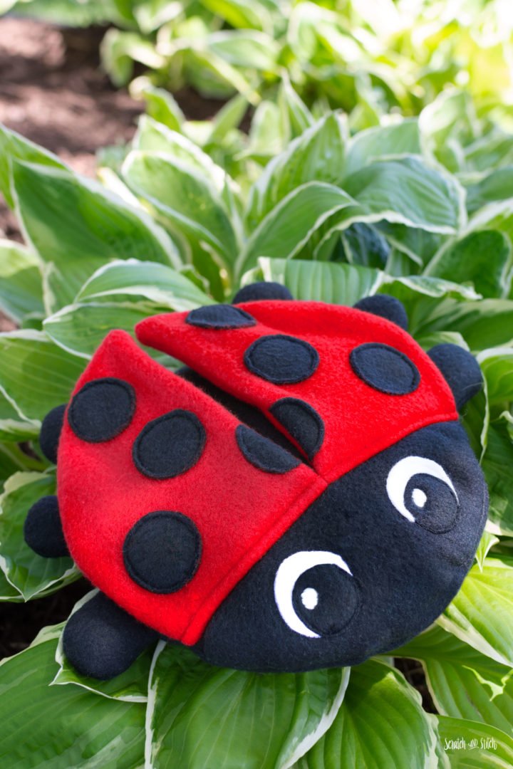 Ladybug Stuffed Animal Sewing Pattern | Scratch and Stitch