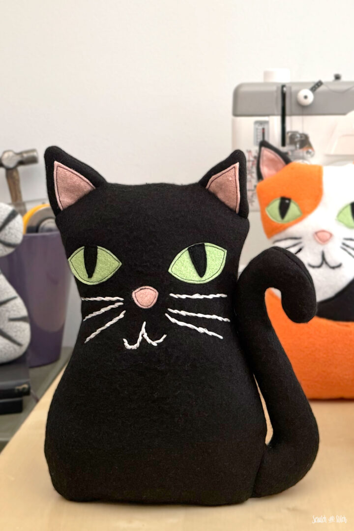 Free Plush Cat Sewing Pattern