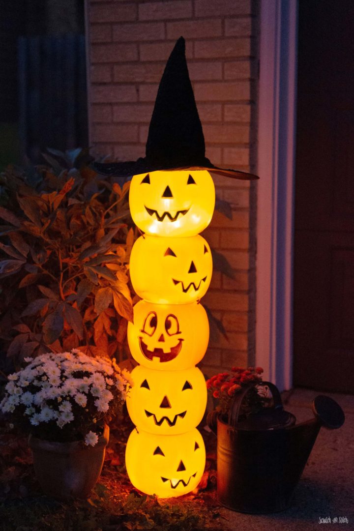 DIY Light Up Halloween Decorations