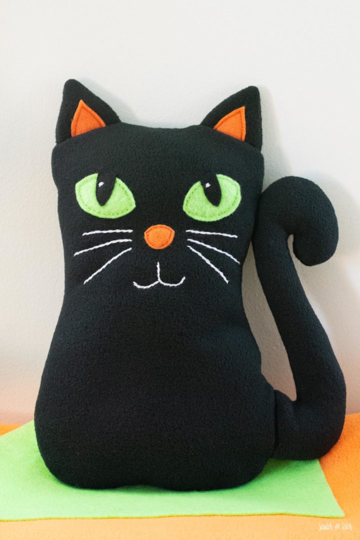 Free Cat Plush Halloween Sewing Project