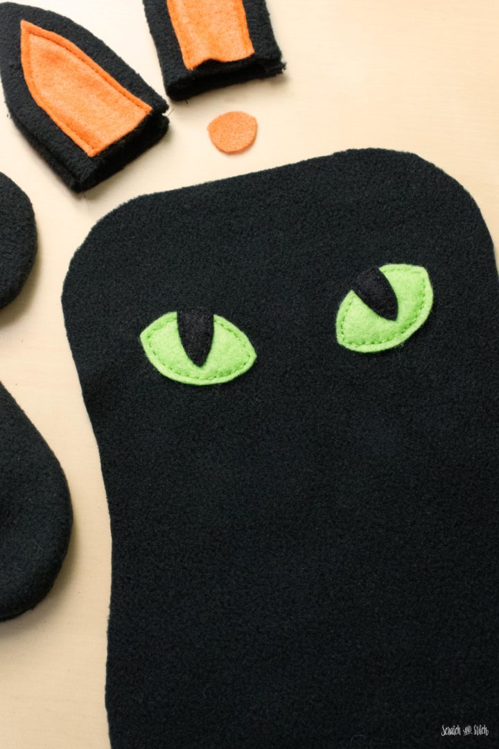 Halloween Cat Eyes Sewing Pattern