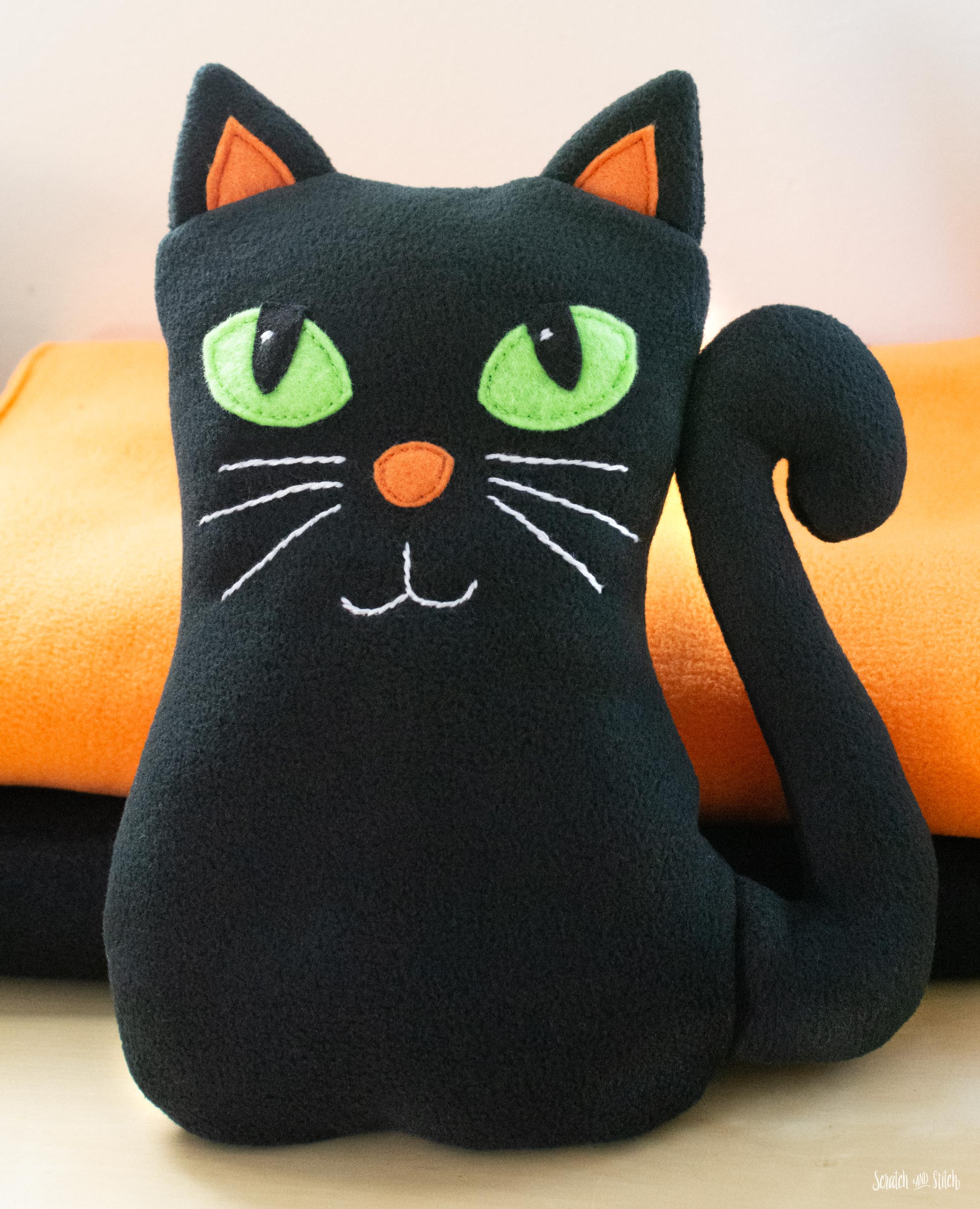 Free Cat Plush Sewing Pattern Scratch And Stitch