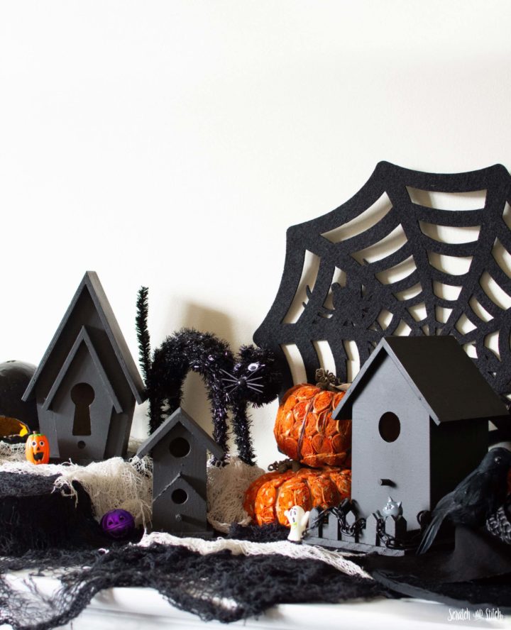 DIY Halloween Village Decoration