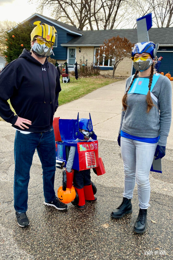 DIY Family Halloween Costume - Transformers