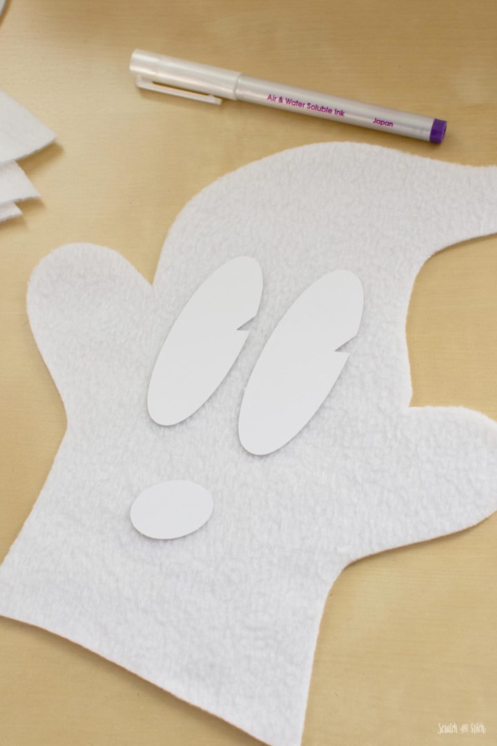 Ghost Plush Puppet Sewing Pattern