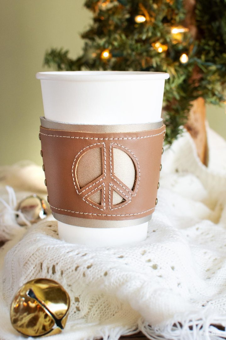 DIY Coffee Cup Holder - Peace