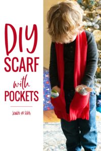Easy Kids Scarf with Pockets