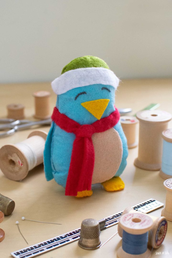 Free Stuffed Bird Sewing Pattern