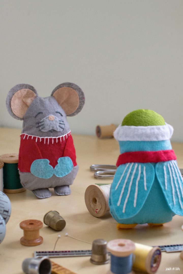 Pocket Mouse and Pocket Bird DIY Plush Toys