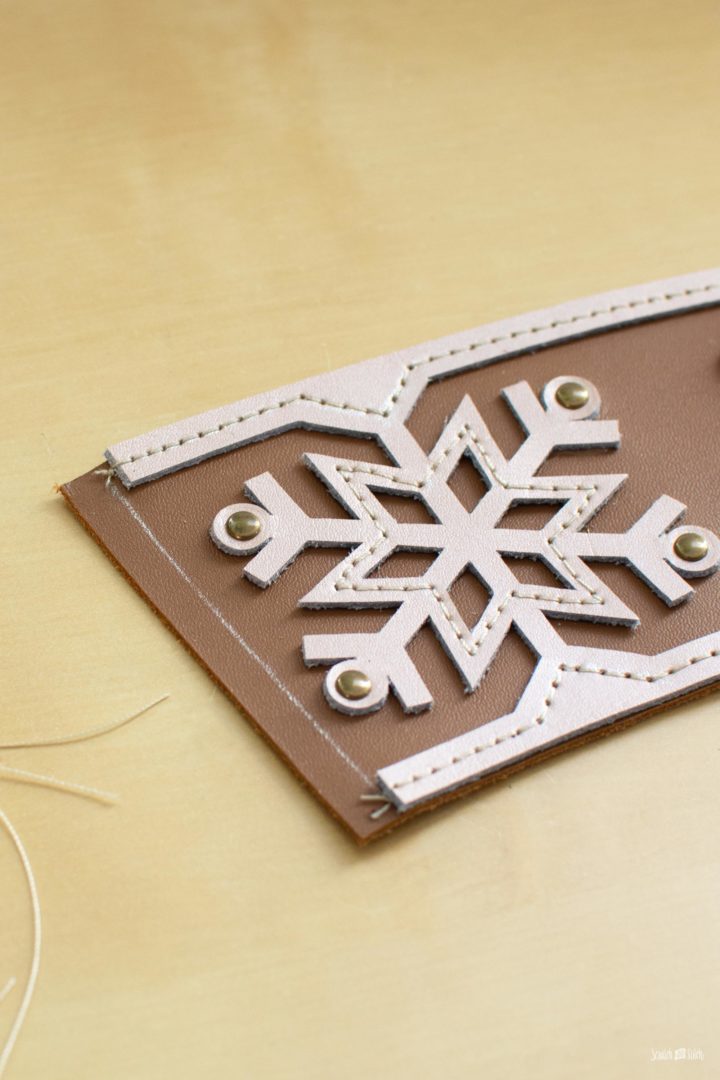 Snowflake Sewing Project - DIY Coffee Cup Holders