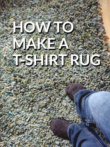 DIY T-Shirt Rug Tutorial