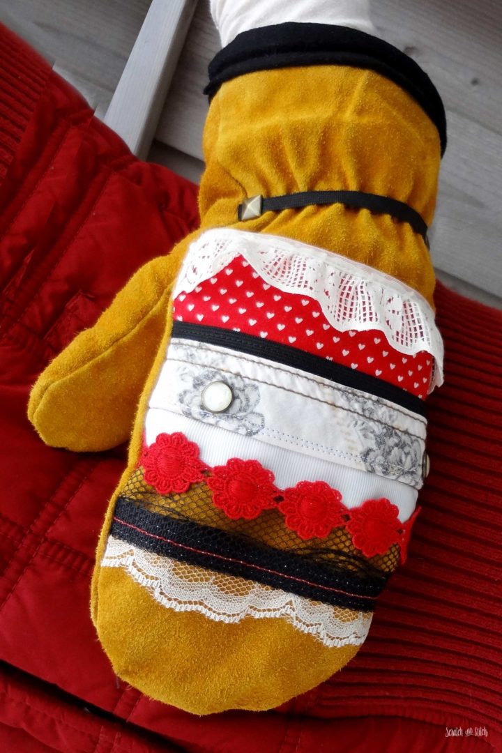 Upcycled and Refashioned Winter Mittens