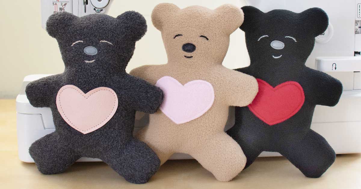 Teddy Bear Pattern | The Love Bear | Scratch and Stitch