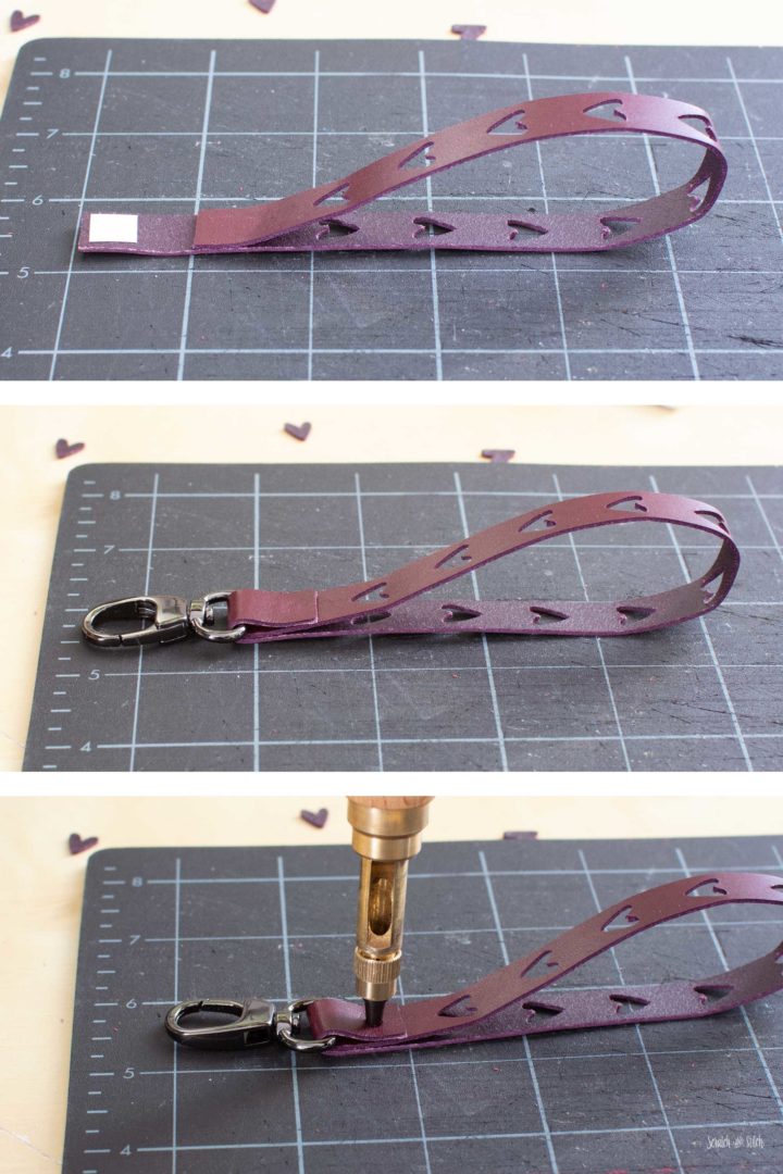 DIY Leather Key Fob Strap