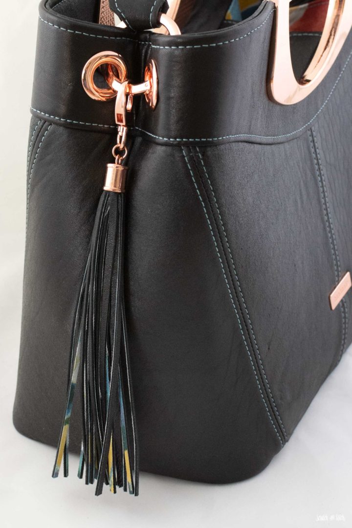 DIY Leather Tassel Bag Charm