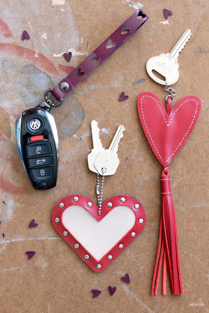 DIY Valentines Gifts with Cricut Leather